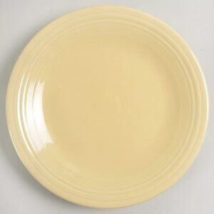 Fiestaware dinner plate in ivory